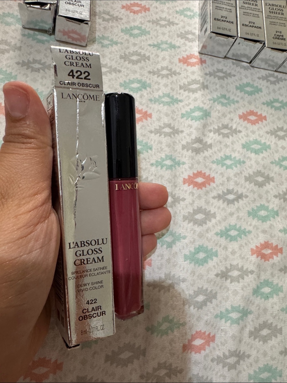 L'Absolu Gloss Cream 422 Clair Obscur - Pink Gloss